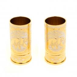 Набор из двух стопок &amp;quot;Медведь&amp;quot; 40 мл Златоуст