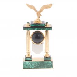 Часы из малахита &amp;quot;Горный орел&amp;quot; Златоуст