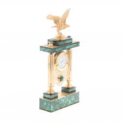 Часы из малахита &amp;quot;Горный орел&amp;quot; Златоуст