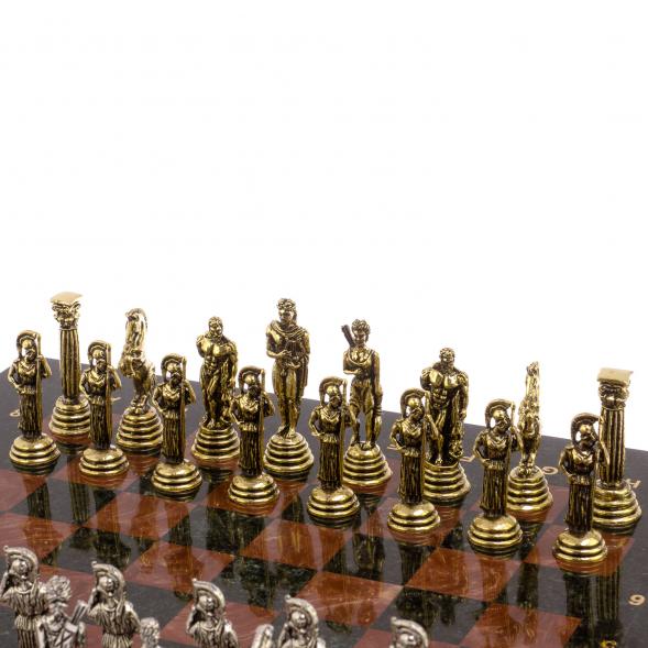 Шахматы &amp;quot;Афина&amp;quot; доска 32х32 см мрамор лемезит 126049