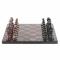 Каменные шахматы из яшмы доска 40х40 см