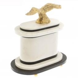 Часы &amp;quot;Орел&amp;quot; мрамор бронза