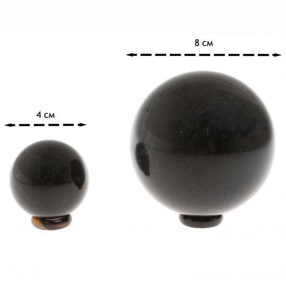 Подставка под шар черный агат 2-2,5 см 130007