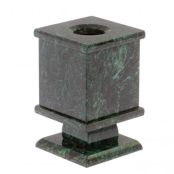 Карандашница из темно-зеленого змеевика 125272