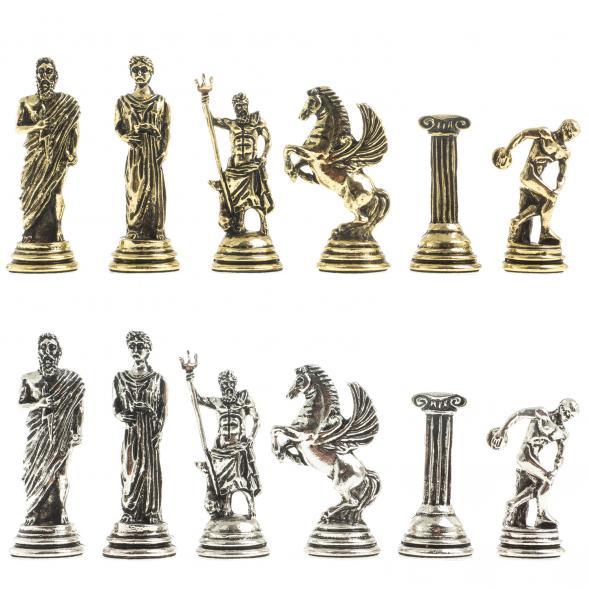 Шахматы &amp;quot;Олимпийские игры&amp;quot; доска 28х28 см мрамор змеевик 122693