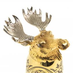 Стопка перевертыш "Лось" 70 мл Златоуст