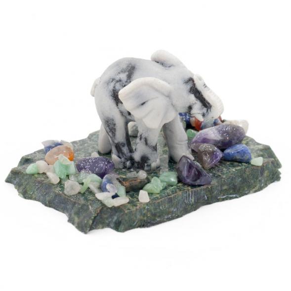 Сувенир из мрамолита &amp;quot;Слоник идет&amp;quot; 116301