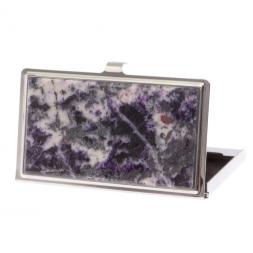 Карманная визитница из камня гетчеллит