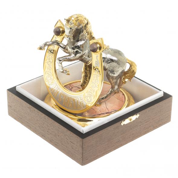 Сувенир &amp;quot;Подкова на счастье&amp;quot; яшма Златоуст 118149