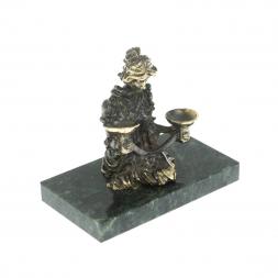 Сувенир статуэтка знак зодиака "Весы" из бронзы и камня