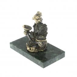 Сувенир статуэтка знак зодиака "Весы" из бронзы и камня