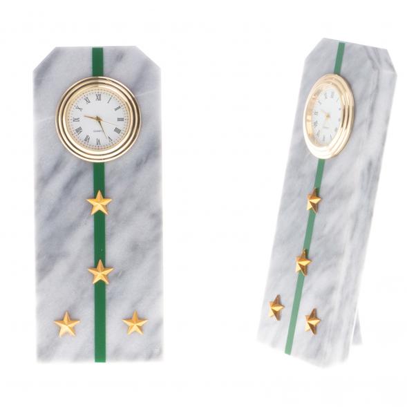 Часы &amp;quot;Погон капитан ПС ФСБ&amp;quot; из мрамора 124473