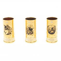 Набор стопок &amp;quot;Хищные звери&amp;quot; в ящике Златоуст