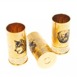Набор стопок &amp;quot;Хищные звери&amp;quot; в ящике Златоуст