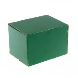 Каменная шкатулка &amp;quot;Ракушка&amp;quot; шабровский змеевик / белый мрамор 14х10х9 см