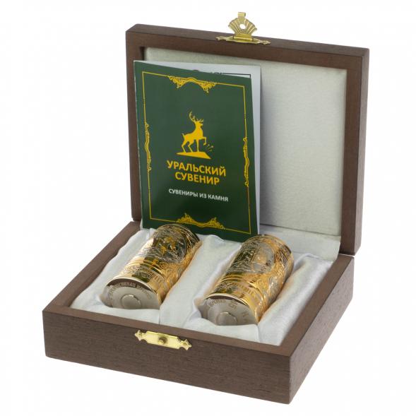 Набор из двух стопок &amp;quot;Кабан&amp;quot; 40 мл Златоуст 129548