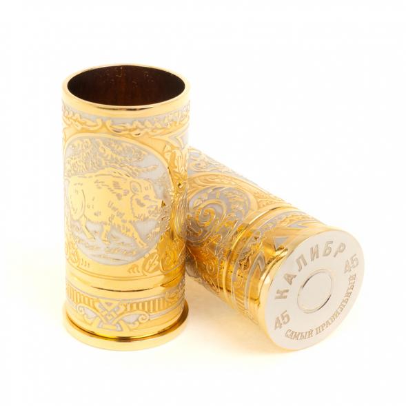 Набор из двух стопок &amp;quot;Кабан&amp;quot; 40 мл Златоуст 129548