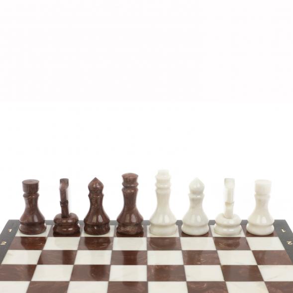 Шахматы &amp;quot; Традиционные&amp;quot; доска 40х40 см мрамор, лемезит 129936