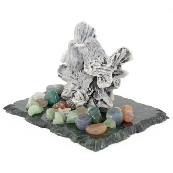 Сувенир из мрамолита &amp;quot;Голуби большие&amp;quot; 116303