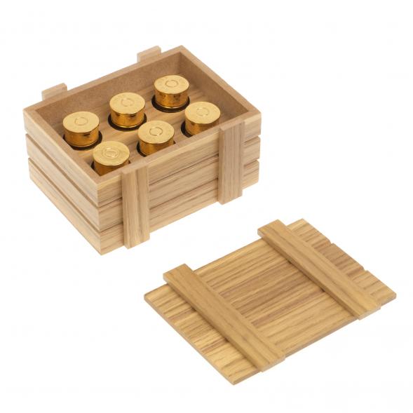 Набор стопок &amp;quot;Охота&amp;quot; в ящике Златоуст 127030