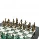 Шахматы &amp;quot;Римляне против Галлов&amp;quot; фигуры бронза / патина 36х36 см мрамор змеевик 128376