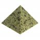 Пирамида 8,5х8,5х7,5 см камень змеевик 113907