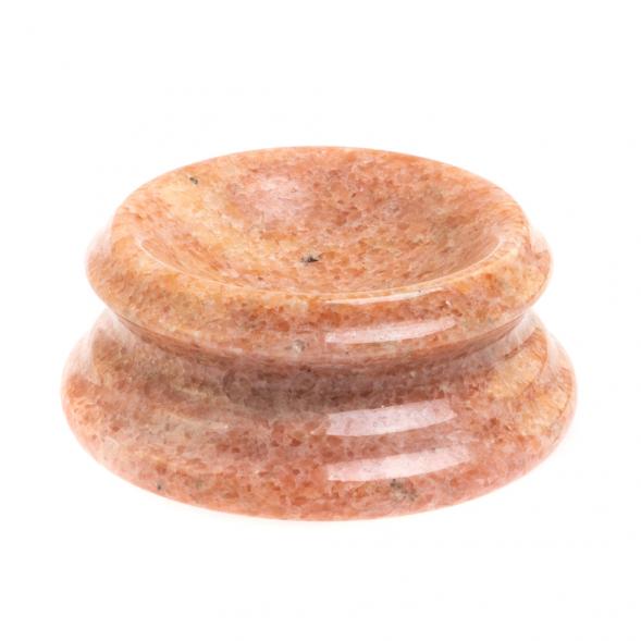 Подставка под шар из розового мрамора 8х8х3 см 126577