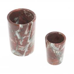 Набор из двух стаканов камень креноид