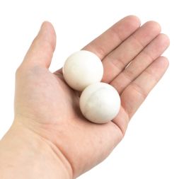 Шары для массажа 3,5 см из белого мрамора