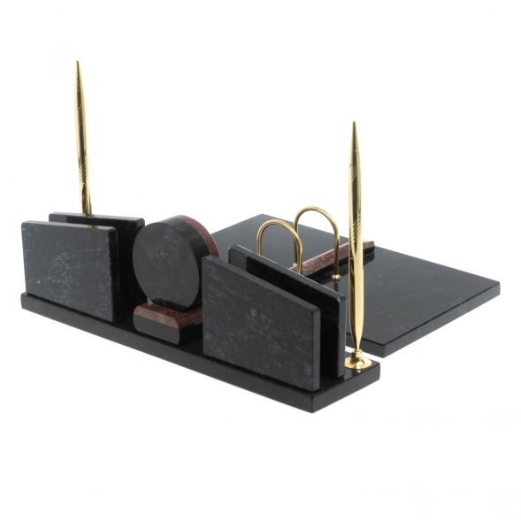 Письменный набор &amp;quot;Фаворит&amp;quot; из камня лемезит 127905