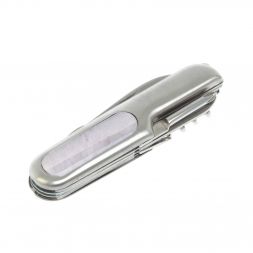 Нож мультитул складной 7 в 1 с камнем кунцит