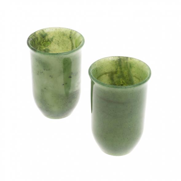 Набор стопок из нефрита 3,5х3,5х5,5 см 129938