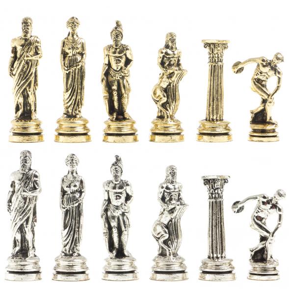 Шахматы &amp;quot;Олимпийские игры&amp;quot; доска 44х44 см мрамор лемезит фигуры металлические 122602