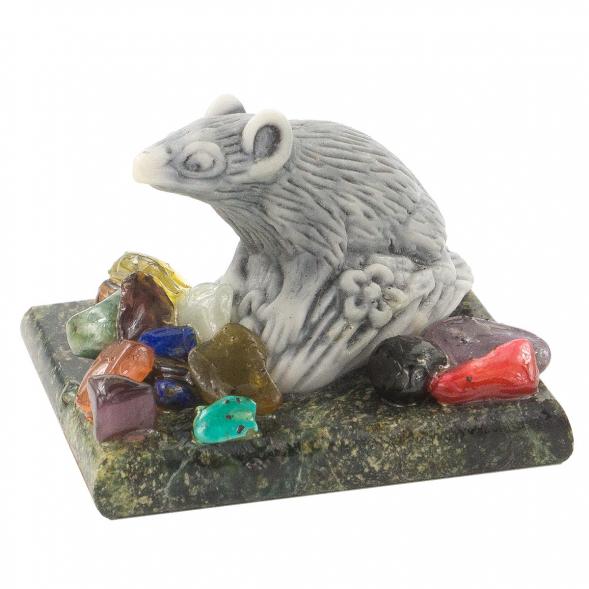 Сувенир из мрамолита &amp;quot;Крыса&amp;quot; 120262