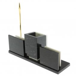 Мини-набор &amp;quot;Менеджер&amp;quot; из мрамора с гербом РФ