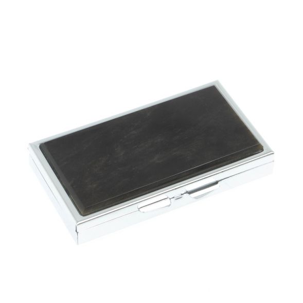 Таблетница на 7 отделений камень золотистый обсидиан цвет серебро 127978