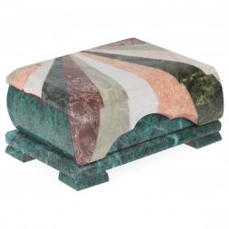 Шкатулка с мозаикой 17,5х11х8 см