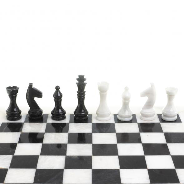 Шахматы &amp;quot;Классические&amp;quot; доска 38х38 см камень мрамор 123538