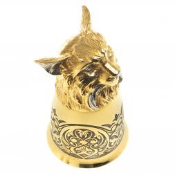 Стопка перевертыш &amp;quot;Рысь&amp;quot; 70 мл Златоуст