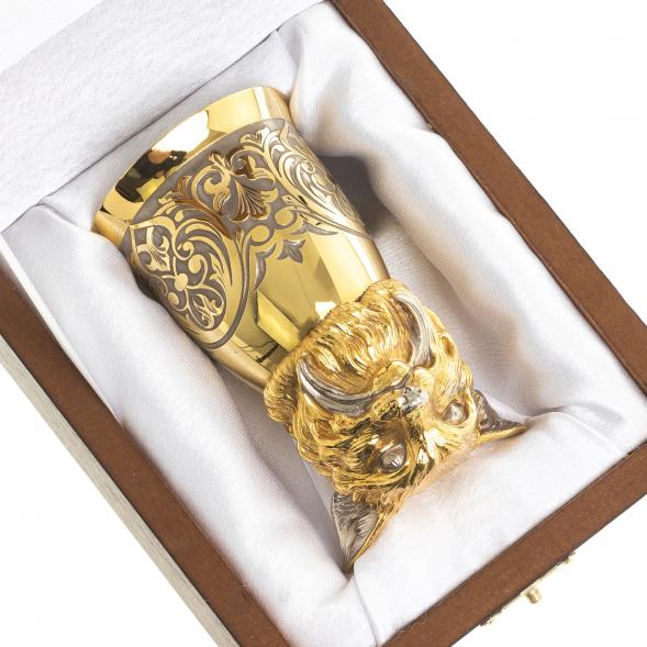 Стопка перевертыш &amp;quot;Рысь&amp;quot; 70 мл Златоуст 123632