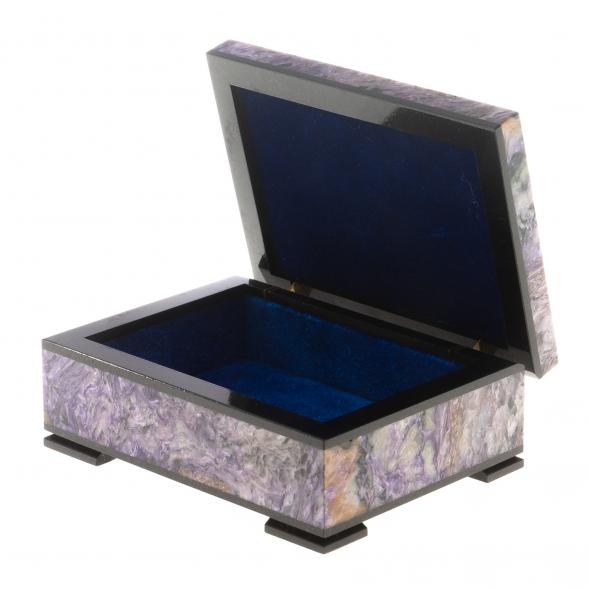 Шкатулка из чароита &amp;quot;Секрет&amp;quot; 10х7,5х4 см 124683