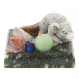 Сувенир из мрамолита &amp;quot;Крыса малая&amp;quot;