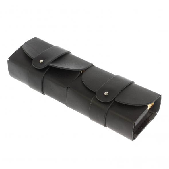 Набор стопок гильз &amp;quot;Лесные звери&amp;quot; 6 шт в кожаном патронташе Златоуст 129551