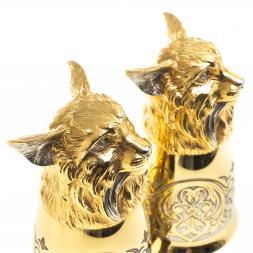 Стопки перевертыши &amp;quot;Рысь&amp;quot; 70 мл 2 шт Златоуст