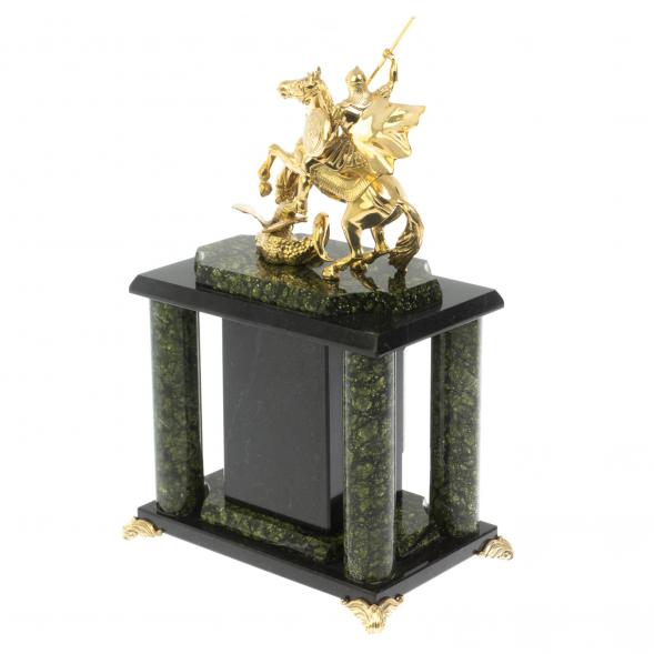 Часы &amp;quot;Георгий Победоносец&amp;quot; из баженовского змеевика 126502