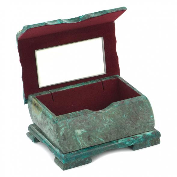 Шкатулка с расписной крышкой &amp;quot;Зимний пейзаж&amp;quot; 17х11х8 см 119721