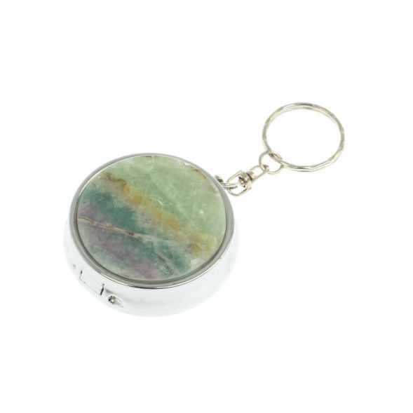 Пепельница карманная камень флюорит 5х5,5х2 см 129046