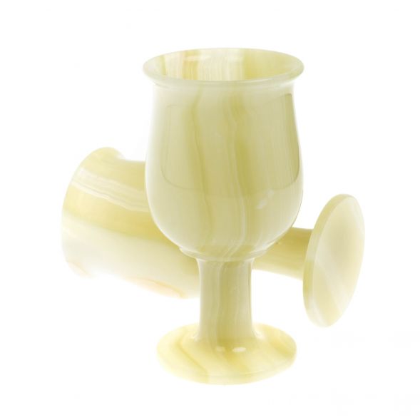 Набор фужеров 2 шт из оникса в футляре 7,5х14,5 см 220 мл (3х8) 129201