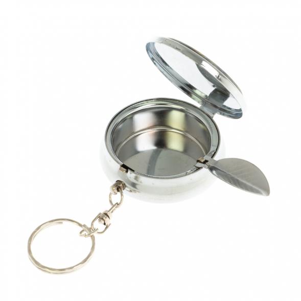 Пепельница карманная камень кианит 5х5,5х2 см 129625