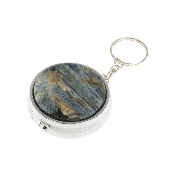 Пепельница карманная камень кианит 5х5,5х2 см 129625